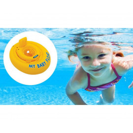 Плотик надувн. 56585 (12шт) с ножками винил, 70 см в кор.