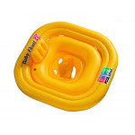 Коло надувн. 56587 зі спинкою,вініл(1-2роки)3-не кільце,рем комплект,до 15кг, 79см