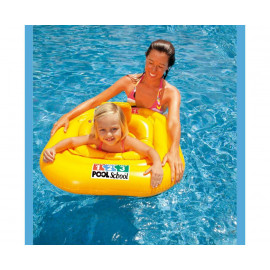 Коло надувн. 56587 зі спинкою,вініл(1-2роки)3-не кільце,рем комплект,до 15кг, 79см