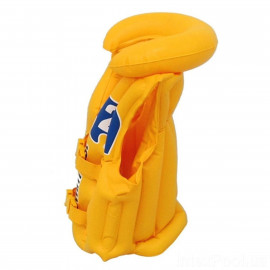 Жилет надувн. 58660 (24шт) жовтий, вініл (3-6 років), 2 застежки, в кор.