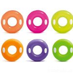 Коло надувн. 59258 "Кольоровий" 3 види, вініл (8+ років), із ручками 76см