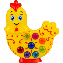 Іграшка  розв."Музична Курочка" арт. PL-719-64, батар.,пісня, мелодії, фрази, на планшетці 23*21*3