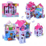 Іграшка будиночок арт PL519-0801 (F611), розкладний, з фігурками, з меблями, у кор.  27*26*18 см