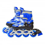 Роликові ковзани, арт. SC190151, зі світлом, метал, роз. 28-31 PU, 3 кольор.