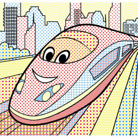 Книга "Водяні розмальовки. Потяги"