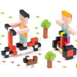 Дерев’яний конструктор Cubika World "Швидкі колеса"