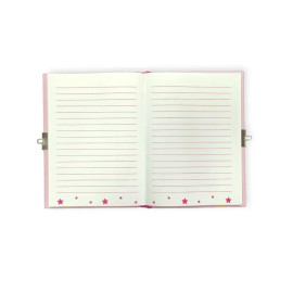 Блокнот дитячий на замочку з віконцем 178x130mm, 70g, 80 л, Мрійливий єдиноріг