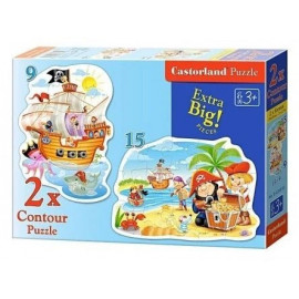 Іграшка-Пазл Castorland  2хContour(9,15), у асортименті Extra Big