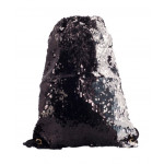 Сумка для взуття, паєтки  (срібло/чорн) 40*29см 10031