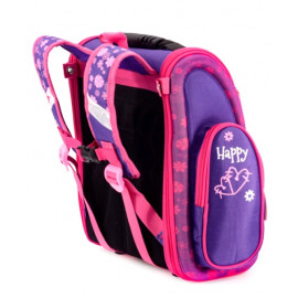 Рюкзак ортопедичний фіолетовий, котик  4998  33*23*14см