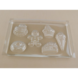 Кондитерська лавка. Гіпсова розмальовка на магнітах