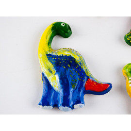 Острів динозаврів. Гіпсова розмальовка на магнітах