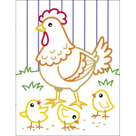 Кольорові зафарбовки : Корівка (у)