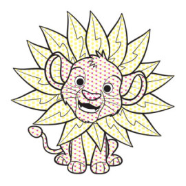 Кольоровий БУЛЬ. Disney Маля. Король Лев (У)