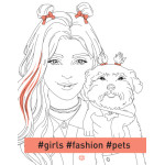 Книга#girls#fashion#pets