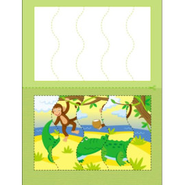 Розвивальні зошити : Пазли-розрізалки. Зоопарк (у)