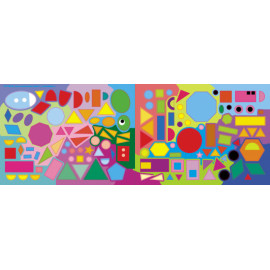 Навчалочка : Склади картинку з наліпок. Рівень 4 (у)