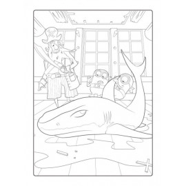 Безліч відтінків (розмальовка, ліцензія). Посіпаки. Посіпаки-пірати (У)