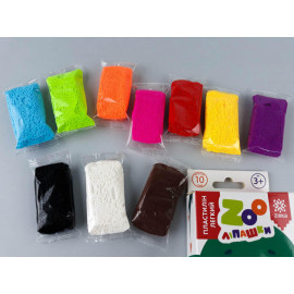 Пластилін легкий ZOOліпашки Коала 6г/10кол/10ст