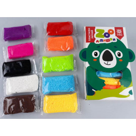 Пластилін легкий ZOOліпашки Коала 6г/10кол/10ст