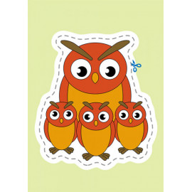 КЕНГУРУ Вирізалки для найменших. Тварини та їхні дитинчата (Укр)