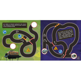 Дисней. Лабіринти з наліпками. Тачки-3 (У)