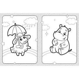 КЕНГУРУ Розмальовка для найменших. Веселі тваринки (Укр)