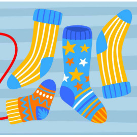 Малювалка із завданнями : Від шапок до чобіт (у)