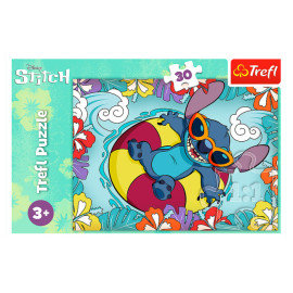 Пазли - (30 елм.) - Lilo&Stitch У відпустці / Trefl