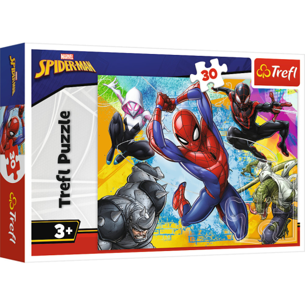 Пазли  - (30 елм.) - Spiderman Кольори людини павука / Trefl