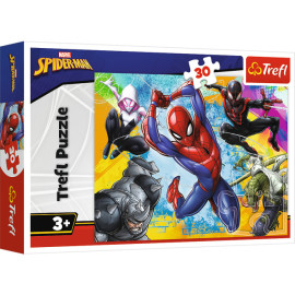 Пазли  - (30 елм.) - Spiderman Кольори людини павука / Trefl