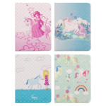 Блокнот А5  80арк з паєтками  Єдиноріг  8040   14*21см