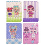 Блокнот А5  80арк  кукла LOL  8041   14*21см