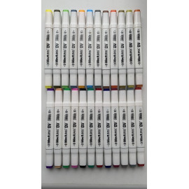 Набор двосторонніх скетч маркеров 24 шт