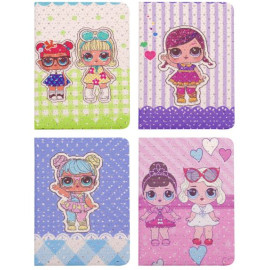 Блокнот А5  80арк  кукла LOL  8041   14*21см