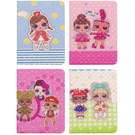 Блокнот А5  80арк  кукла LOL  8041   14*21см