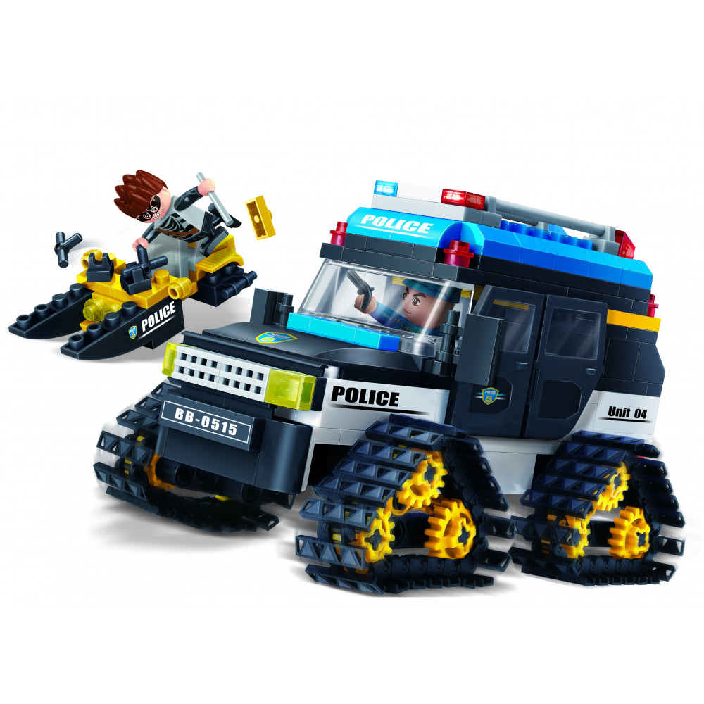 Конструктор "Поліція" (315 елм.) Снігохід / Banbao