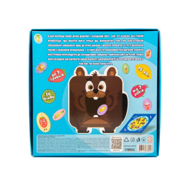 Настільна гра Strateg Погодуй мене -  бобер розвиваюча українською мовою (30378) Настільна гра Strateg Погодуй мене -  бобер розвиваюча українською мовою (30378)