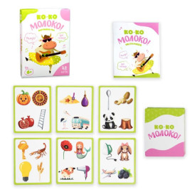 Карткова гра Strateg Ко-ко Молоко розважальна українською мовою (30386) Карткова гра Strateg Ко-ко Молоко розважальна українською мовою (30386)