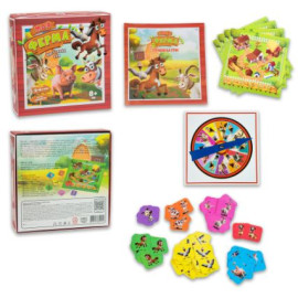 Настільна гра Strateg  Моя ферма розважальна українською мовою (30435) Настільна гра Strateg  Моя ферма розважальна українською мовою (30435)