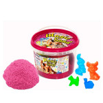 Magic sand рожевого кольору, у відрі 0,500 кг