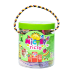 Набір тіста для ліпки 71808 (укр) Містер тісто 12 кольорів, у блістері 10*9см