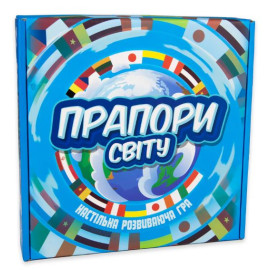 Настільна гра Прапори світу Strateg навчальна українською мовою (30445)