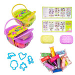 Набір для творчості Містер тісто 15 штук у корзинці Strateg українською мовою (41006)