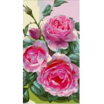Набір для розпису по номерах Троянди Strateg розміром 50х25 см (WW171)