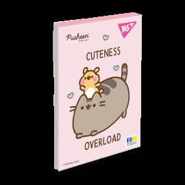 Блокнот YES А7/48 кл клей YES Pusheen
