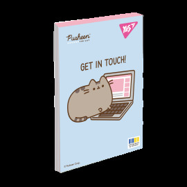 Блокнот YES А7/48 кл клей YES Pusheen