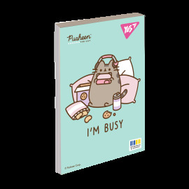 Блокнот YES А7/48 кл клей YES Pusheen