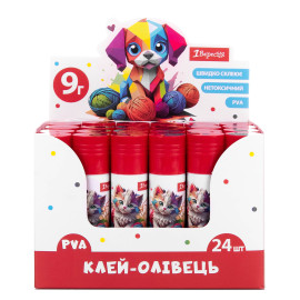 Клей-олівець 1Вересня 9г, PVA 