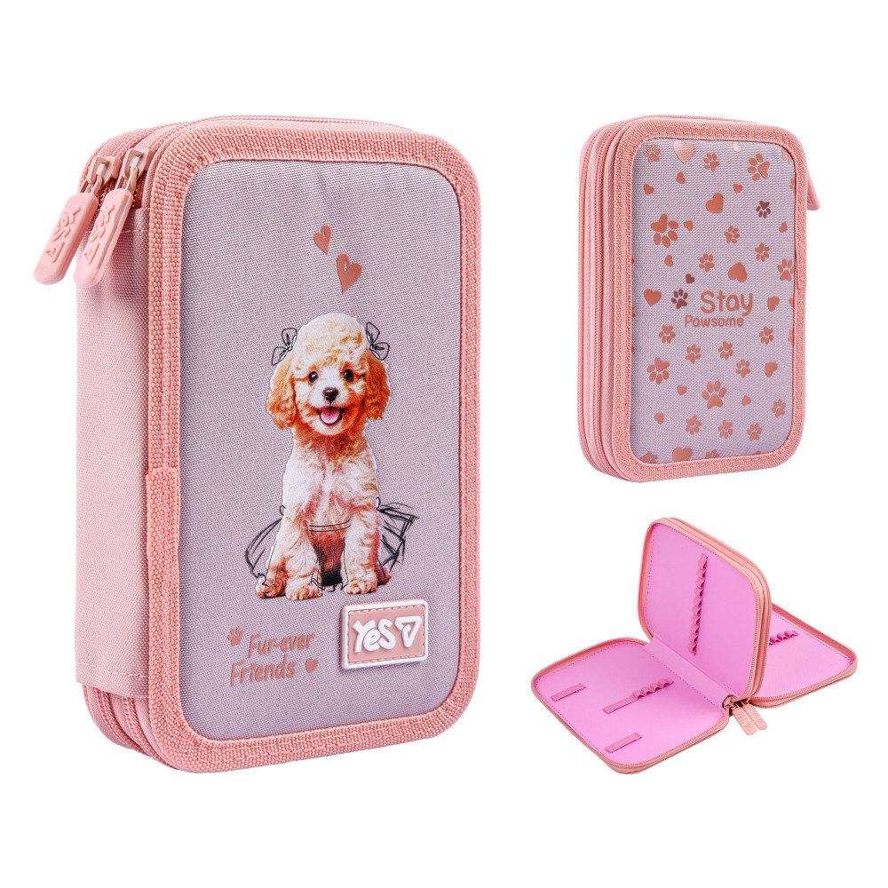 Пенал твердий Yes подвійний HP-01 My Puppy